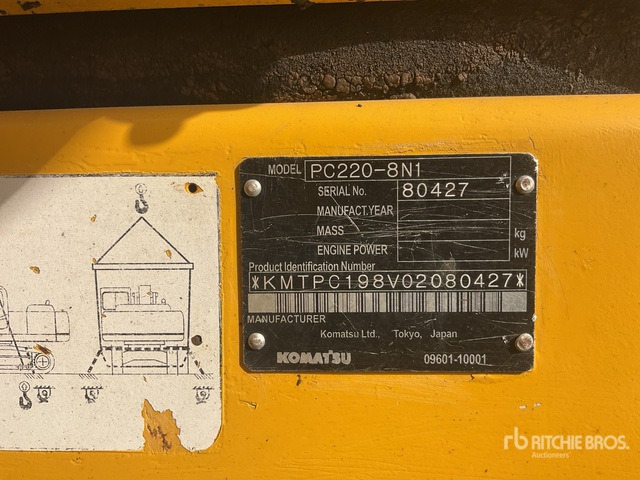 2010 Komatsu PC220-8N1 - Верижен багер: снимка 2 2010 Komatsu PC220-8N1 - Верижен багер: снимка 2