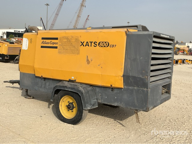 2012 Atlas Copco XATS800 Mobile Air Compressor - Компресор за въздух: снимка 3 2012 Atlas Copco XATS800 Mobile Air Compressor - Компресор за въздух: снимка 3