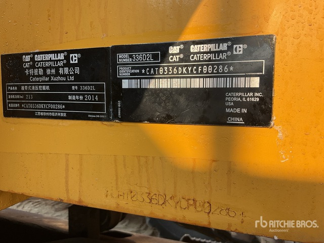 2014 Cat 336D2L - Верижен багер: снимка 2 2014 Cat 336D2L - Верижен багер: снимка 2