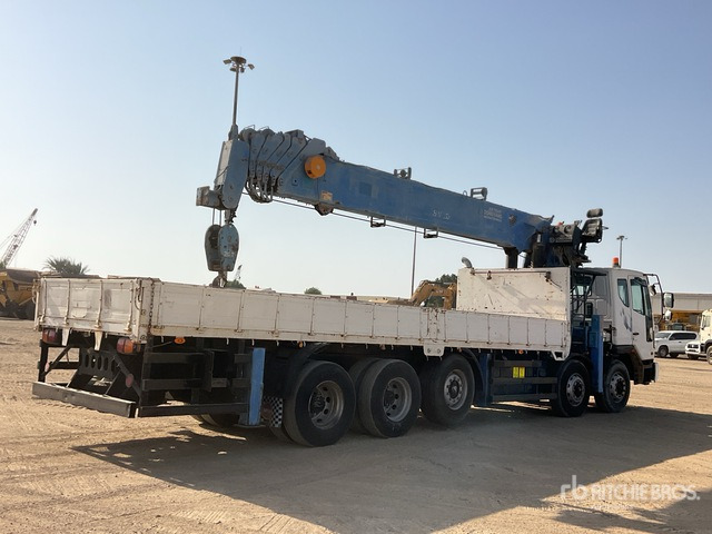 2015 Tata Daewoo Novus SE 2015 Dong Yang SS7506S 20 ton S ... Flatbed Truck with Crane - Бордови камион, Камион с кран: снимка 3 2015 Tata Daewoo Novus SE 2015 Dong Yang SS7506S 20 ton S ... Flatbed Truck with Crane - Бордови камион, Камион с кран: снимка 3