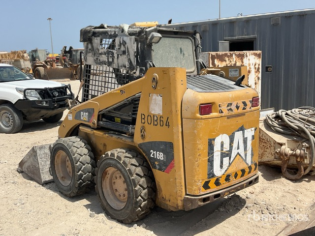 2016 Cat 216B3 (Inoperable) Skid Steer Loader - Мини челен товарач: снимка 3 2016 Cat 216B3 (Inoperable) Skid Steer Loader - Мини челен товарач: снимка 3
