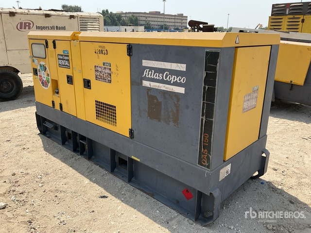 2017 Atlas Copco QAS150 150 kVA Skid-Mounted Generator Set - Електрогенератор: снимка 3 2017 Atlas Copco QAS150 150 kVA Skid-Mounted Generator Set - Електрогенератор: снимка 3