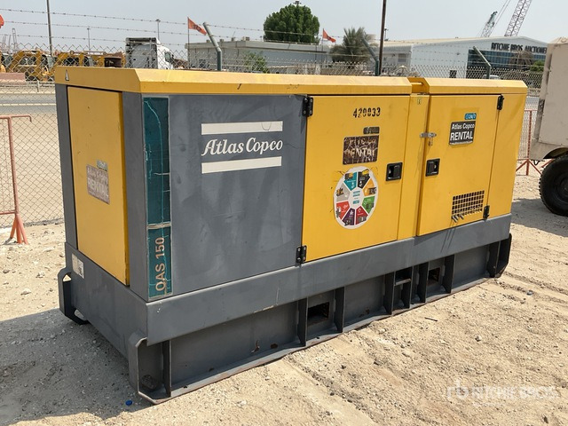 2017 Atlas Copco QAS150 150 kVA Skid-Mounted Generator Set - Електрогенератор: снимка 4 2017 Atlas Copco QAS150 150 kVA Skid-Mounted Generator Set - Електрогенератор: снимка 4