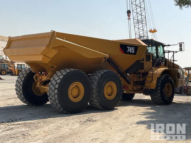 2018 Cat 745 - Съчленен самосвал: снимка 3 2018 Cat 745 - Съчленен самосвал: снимка 3