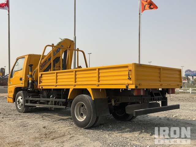 2019 JMC JX1041TG26 XCMG SQ2ZK1 2000 kg Knuckle Boo ... Flatbed Truck w/Crane - Бордови камион, Камион с кран: снимка 4 2019 JMC JX1041TG26 XCMG SQ2ZK1 2000 kg Knuckle Boo ... Flatbed Truck w/Crane - Бордови камион, Камион с кран: снимка 4