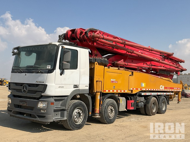 2019 Mercedes-Benz Actros 4141 2019 Sany SYM5443THB 56 m on 8x ... Concrete Pump Truck - Бетон помпа: снимка 1 2019 Mercedes-Benz Actros 4141 2019 Sany SYM5443THB 56 m on 8x ... Concrete Pump Truck - Бетон помпа: снимка 1