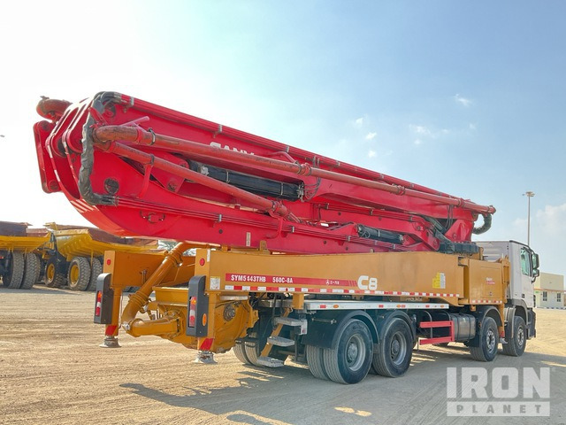 2019 Mercedes-Benz Actros 4141 2019 Sany SYM5443THB 56 m on 8x ... Concrete Pump Truck - Бетон помпа: снимка 4 2019 Mercedes-Benz Actros 4141 2019 Sany SYM5443THB 56 m on 8x ... Concrete Pump Truck - Бетон помпа: снимка 4
