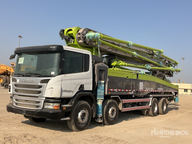 2019 Scania P420 2019 Zoomlion ZLJ5441THBSE 56 m ... Concrete Pump Truck - Бетон помпа: снимка 1 2019 Scania P420 2019 Zoomlion ZLJ5441THBSE 56 m ... Concrete Pump Truck - Бетон помпа: снимка 1