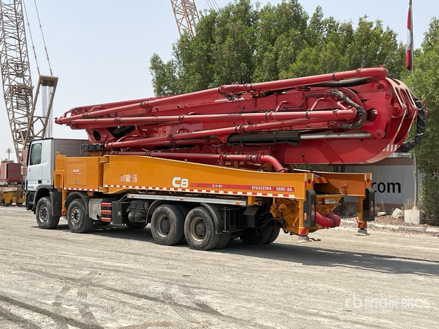 2020 Mercedes-Benz Actros 4141 2020 Sany SYM5449THBE 56 m on 8 ... Concrete Pump Truck - Бетон помпа: снимка 3 2020 Mercedes-Benz Actros 4141 2020 Sany SYM5449THBE 56 m on 8 ... Concrete Pump Truck - Бетон помпа: снимка 3