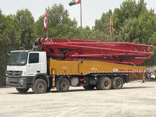 2020 Mercedes-Benz Actros 4141 2020 Sany SYM5449THBE 56 m on 8 ... Concrete Pump Truck - Бетон помпа: снимка 2 2020 Mercedes-Benz Actros 4141 2020 Sany SYM5449THBE 56 m on 8 ... Concrete Pump Truck - Бетон помпа: снимка 2