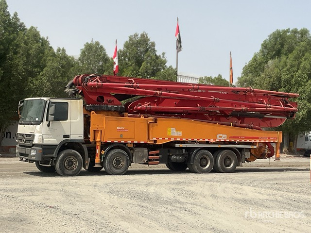 2020 Mercedes-Benz Actros 4143 2020 Sany SYM5449THBE 56 m on 8 ... Concrete Pump Truck - Бетон помпа: снимка 2 2020 Mercedes-Benz Actros 4143 2020 Sany SYM5449THBE 56 m on 8 ... Concrete Pump Truck - Бетон помпа: снимка 2