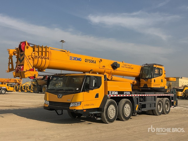 2020 XCMG QY50KA 50 ton 8x4x4 Hydraulic Truck Crane - Автокран: снимка 1 2020 XCMG QY50KA 50 ton 8x4x4 Hydraulic Truck Crane - Автокран: снимка 1