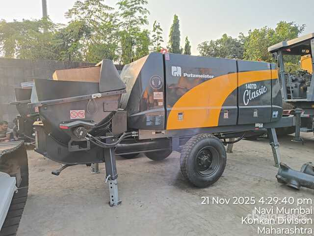 2025 Putzmeister BSA1407D Portable (Unused) Concrete Pump - Стационарна бетон помпа: снимка 1 2025 Putzmeister BSA1407D Portable (Unused) Concrete Pump - Стационарна бетон помпа: снимка 1