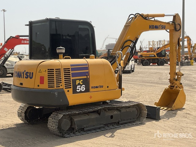 Komatsu PC56-7 Mini Excavator: <6.6t - Мини багер: снимка 4 Komatsu PC56-7 Mini Excavator: <6.6t - Мини багер: снимка 4