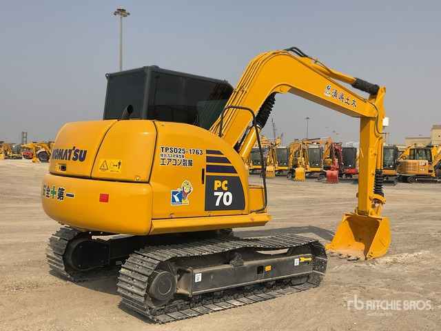 Komatsu PC70-8 - Мини багер: снимка 4 Komatsu PC70-8 - Мини багер: снимка 4