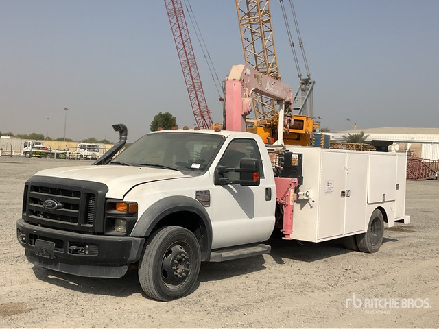 2008 Ford F550 XL Super Duty 4x4 Service Truck - Комунална/ Специална техника: снимка 1 2008 Ford F550 XL Super Duty 4x4 Service Truck - Комунална/ Специална техника: снимка 1