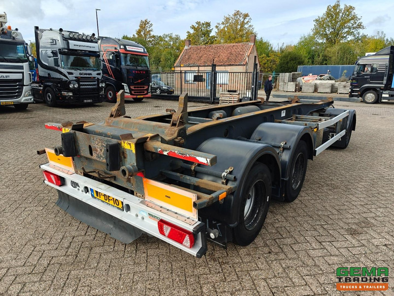 A.J.K. AETL/10-28/19.5 3-Assen Gigant - ContainerSysteem 7m - LiftAs - Trommelremmen - Luchtvering - Centrale Smering - Контейнеровоз/ Сменна каросерия ремарке: снимка 2 A.J.K. AETL/10-28/19.5 3-Assen Gigant - ContainerSysteem 7m - LiftAs - Trommelremmen - Luchtvering - Centrale Smering - Контейнеровоз/ Сменна каросерия ремарке: снимка 2