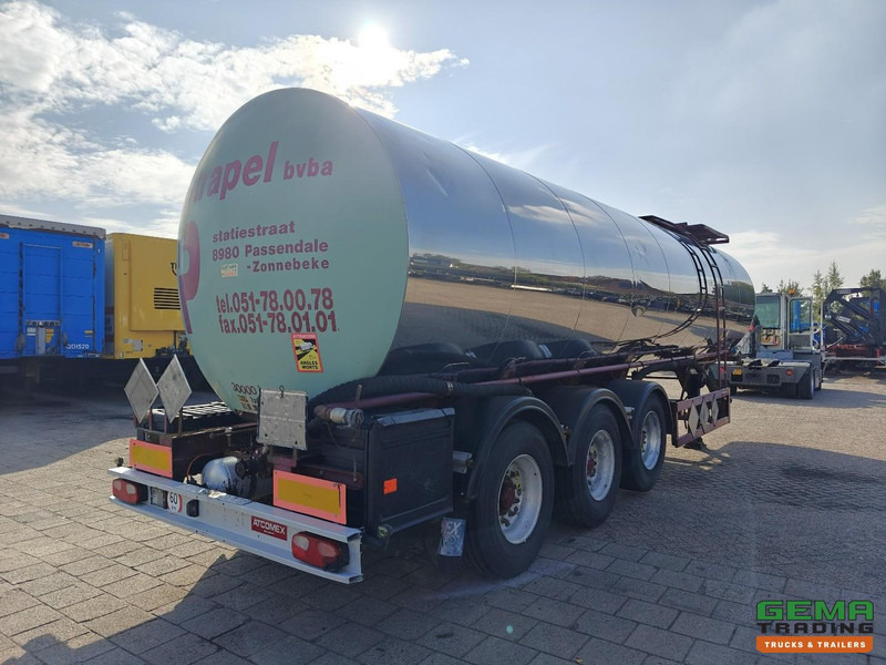 Atcomex TO/27TRI/38ST Bitum - 3-Assen ROR - ADR FL AT - 30.000L - LiftAs - Schijfremmen - Полуремарке цистерна: снимка 2 Atcomex TO/27TRI/38ST Bitum - 3-Assen ROR - ADR FL AT - 30.000L - LiftAs - Schijfremmen - Полуремарке цистерна: снимка 2