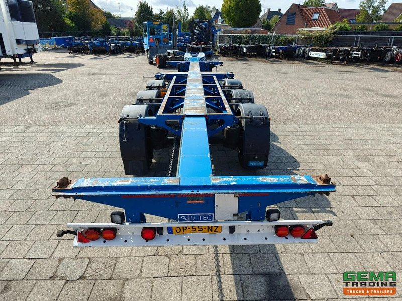 Контейнеровоз/ Сменна каросерия полуремарке D-Tec FLEXITRAILER 3-Assen SAF - MULTI - Schijfremmen - LiftAs - Alle Aansluitingen - 4819KG - 04/2026 APK: снимка 9