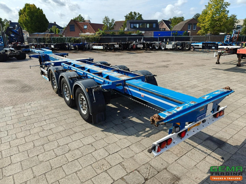 Контейнеровоз/ Сменна каросерия полуремарке D-Tec FLEXITRAILER 3-Assen SAF - MULTI - Schijfremmen - LiftAs - Alle Aansluitingen - 4819KG - 04/2026 APK: снимка 6