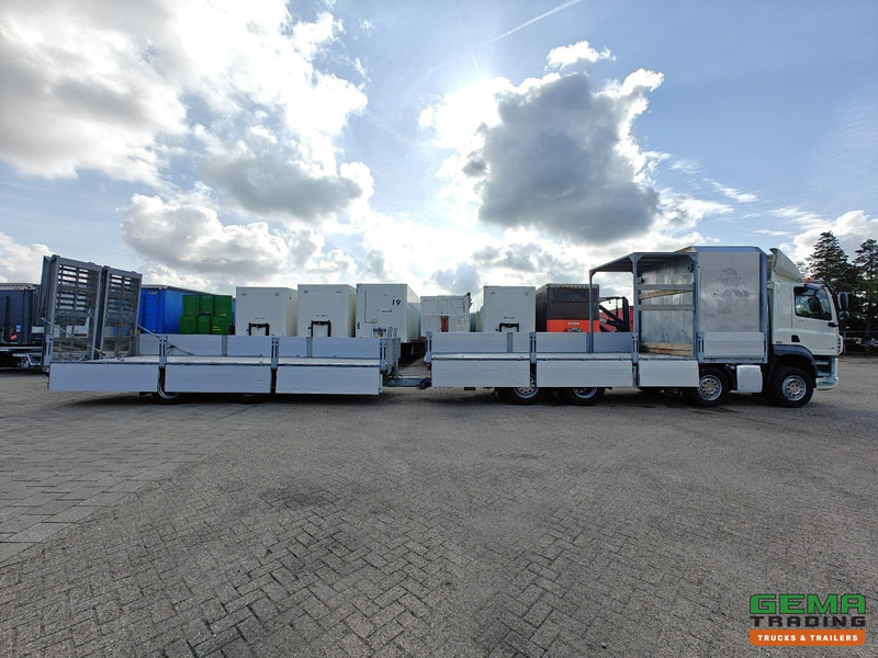 Автовоз камион DAF CF 430 FAX 8x2/6 Dagcabine Euro6D - Machine Transporter + 2assige Aanhanger - Hydraulische Rampen - Afneembare 10.000L WaterTank - 20.000km! Origineel: снимка 12