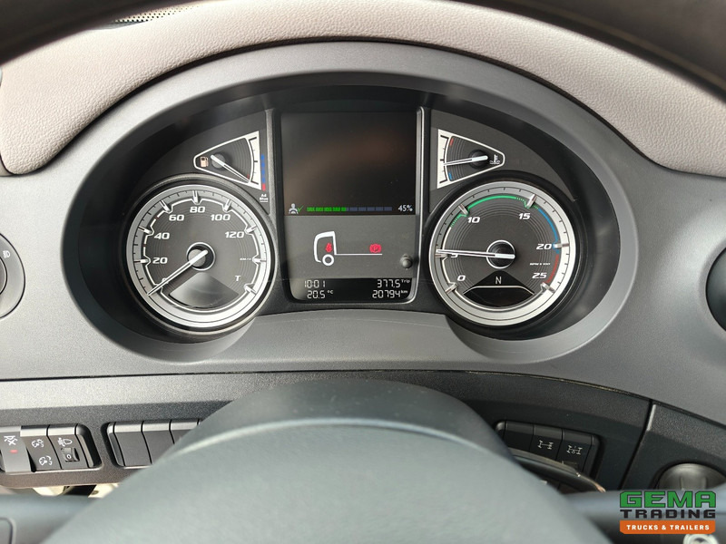 Автовоз камион DAF CF 430 FAX 8x2/6 Dagcabine Euro6D - Machine Transporter + 2assige Aanhanger - Hydraulische Rampen - Afneembare 10.000L WaterTank - 20.000km! Origineel: снимка 17
