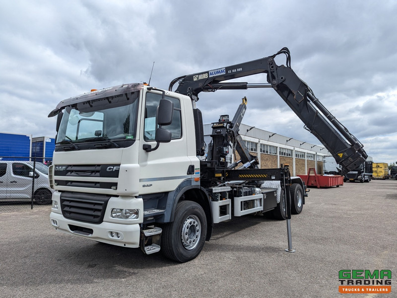 DAF CF85.410 6x4 Dagcab Euro5 EEV - Hiab Haakarm + Hiab 166E-2 DUO - Vangmuil - Мултилифт с кука камион, Камион с кран: снимка 1 DAF CF85.410 6x4 Dagcab Euro5 EEV - Hiab Haakarm + Hiab 166E-2 DUO - Vangmuil - Мултилифт с кука камион, Камион с кран: снимка 1