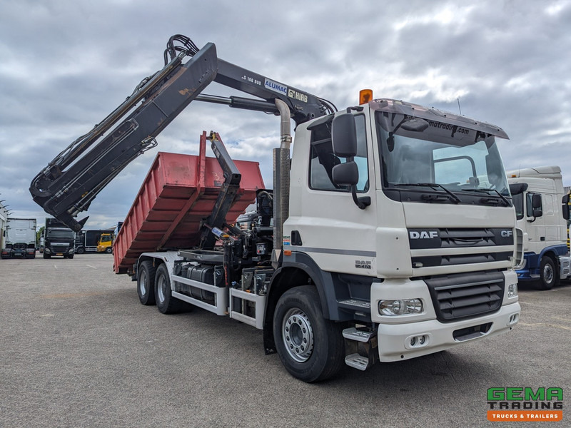DAF CF85.410 6x4 Dagcab Euro5 EEV - Hiab Haakarm + Hiab 166E-2 DUO - Vangmuil - Мултилифт с кука камион, Камион с кран: снимка 2 DAF CF85.410 6x4 Dagcab Euro5 EEV - Hiab Haakarm + Hiab 166E-2 DUO - Vangmuil - Мултилифт с кука камион, Камион с кран: снимка 2