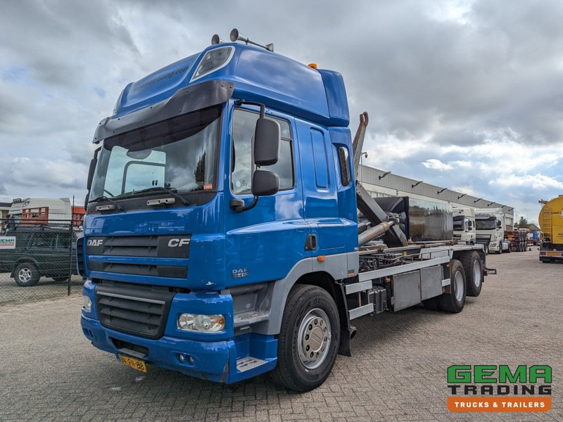 DAF FAS CF85.410 6x2 Euro5 FAS CF85.410 6x2 Spacecab Euro5 - HaakarmSysteem AJK 20T - KlapBumper - Vangmuilkoppeling - Lift-As - Мултилифт с кука камион: снимка 1 DAF FAS CF85.410 6x2 Euro5 FAS CF85.410 6x2 Spacecab Euro5 - HaakarmSysteem AJK 20T - KlapBumper - Vangmuilkoppeling - Lift-As - Мултилифт с кука камион: снимка 1