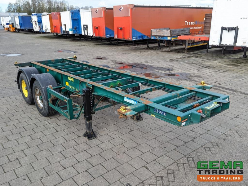 Flandria OP CC 2A 20FT 2-Assen ROR DrumBrakes - Leaf Suspension - 3120KG (O1789) - Контейнеровоз/ Сменна каросерия полуремарке: снимка 4 Flandria OP CC 2A 20FT 2-Assen ROR DrumBrakes - Leaf Suspension - 3120KG (O1789) - Контейнеровоз/ Сменна каросерия полуремарке: снимка 4
