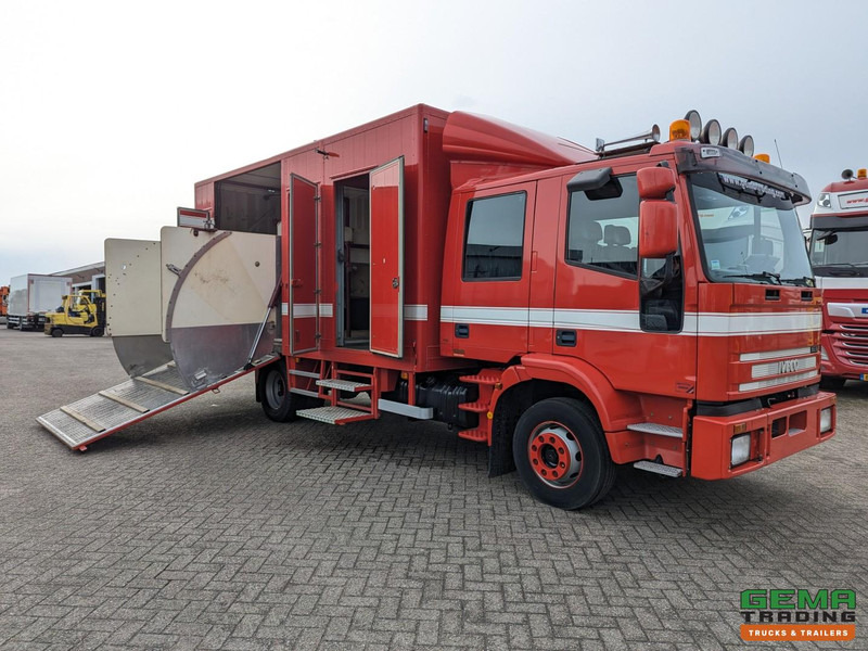 Iveco Tector ML120E24D 4x2 Euro3 DubbelCabine - Paardenwagen 3-Paards - Kleedruimte - Hydraulische klep- TOP! - Камион за коне: снимка 1 Iveco Tector ML120E24D 4x2 Euro3 DubbelCabine - Paardenwagen 3-Paards - Kleedruimte - Hydraulische klep- TOP! - Камион за коне: снимка 1