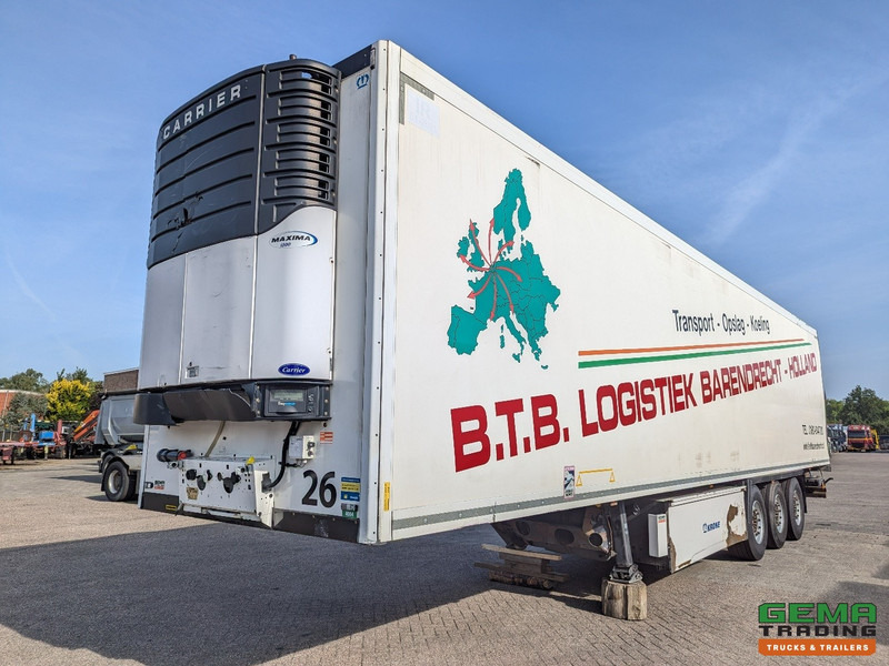Krone SD 3-Assen SAF - Koel-VriesTransport - Schijfremmen - Carrier Maxima 1300 - Palletkisten - Steunpoten zijn Krom - Рефрижератор полуремарке: снимка 1 Krone SD 3-Assen SAF - Koel-VriesTransport - Schijfremmen - Carrier Maxima 1300 - Palletkisten - Steunpoten zijn Krom - Рефрижератор полуремарке: снимка 1