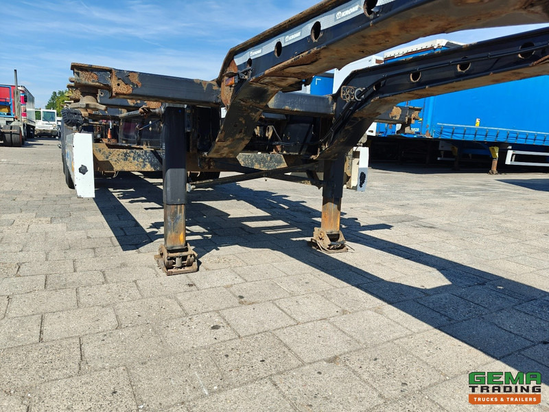 Контейнеровоз/ Сменна каросерия полуремарке Krone SD 3-Assen SAF - LiftAs - Schijfremmen - Achterschuiver - Alle Aansluitingen: снимка 10