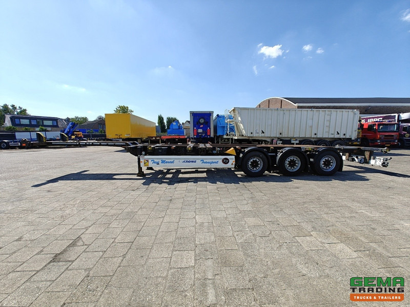 Контейнеровоз/ Сменна каросерия полуремарке Krone SD 3-Assen SAF - LiftAs - Schijfremmen - Achterschuiver - Alle Aansluitingen: снимка 16