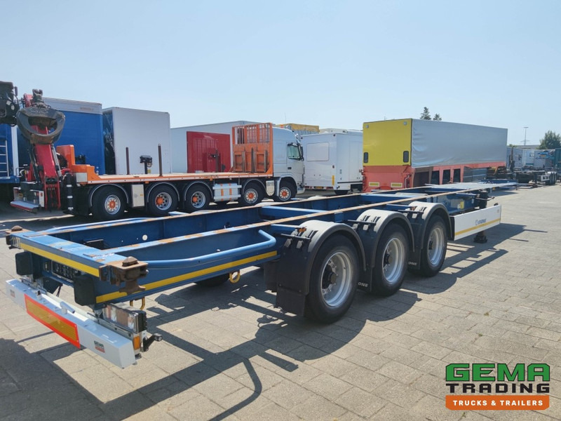 Krone SD 40 45 FT ContainerChassis 4720kg - BPW drum Brakes (O1503) - Контейнеровоз/ Сменна каросерия полуремарке: снимка 1 Krone SD 40 45 FT ContainerChassis 4720kg - BPW drum Brakes (O1503) - Контейнеровоз/ Сменна каросерия полуремарке: снимка 1