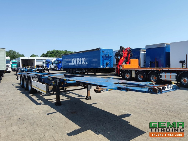 Krone SD 40 45 FT ContainerChassis 4720kg - BPW drum Brakes (O1503) - Контейнеровоз/ Сменна каросерия полуремарке: снимка 3 Krone SD 40 45 FT ContainerChassis 4720kg - BPW drum Brakes (O1503) - Контейнеровоз/ Сменна каросерия полуремарке: снимка 3