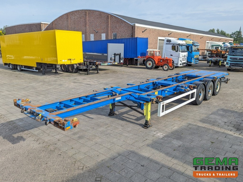 Krone SDC-27 3-Assen BPW Drumbrakes - 5340KG - All Connections (O1912) - Контейнеровоз/ Сменна каросерия полуремарке: снимка 1 Krone SDC-27 3-Assen BPW Drumbrakes - 5340KG - All Connections (O1912) - Контейнеровоз/ Сменна каросерия полуремарке: снимка 1