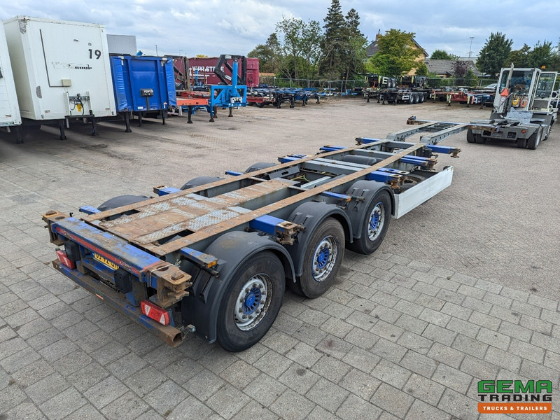 Krone SDC 27 3-Assen SAF - Lift as - Schijfremmen - Achterschuiver - 20 2x20FT/30/40FT - Контейнеровоз/ Сменна каросерия полуремарке: снимка 4 Krone SDC 27 3-Assen SAF - Lift as - Schijfremmen - Achterschuiver - 20 2x20FT/30/40FT - Контейнеровоз/ Сменна каросерия полуремарке: снимка 4
