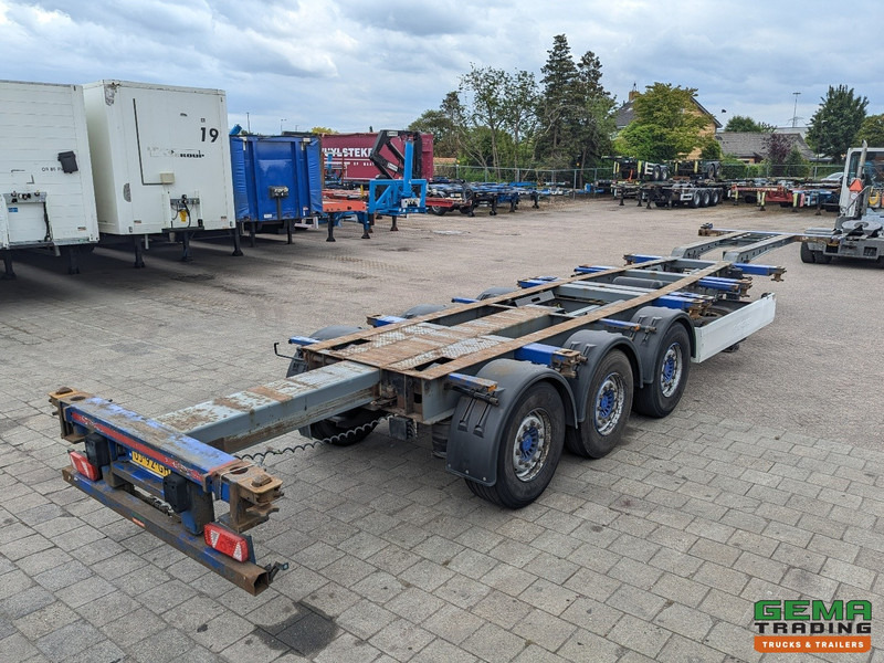 Krone SDC 27 3-Assen SAF - Lift as - Schijfremmen - Achterschuiver - 20 2x20FT/30/40FT - Контейнеровоз/ Сменна каросерия полуремарке: снимка 2 Krone SDC 27 3-Assen SAF - Lift as - Schijfremmen - Achterschuiver - 20 2x20FT/30/40FT - Контейнеровоз/ Сменна каросерия полуремарке: снимка 2