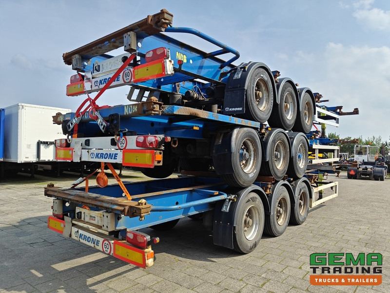 Krone SDC 27 3-assen BPW - DrumBrakes - 4700KG - 2x 20FT 1x 30FT 1x40FT - Package of 3 - NL kentekens - Контейнеровоз/ Сменна каросерия полуремарке: снимка 2 Krone SDC 27 3-assen BPW - DrumBrakes - 4700KG - 2x 20FT 1x 30FT 1x40FT - Package of 3 - NL kentekens - Контейнеровоз/ Сменна каросерия полуремарке: снимка 2