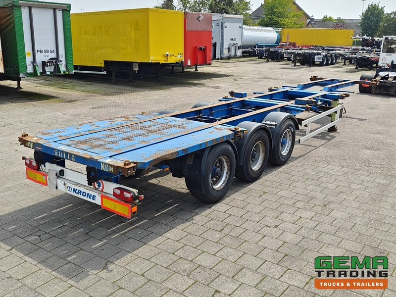 Krone SDC 27 3 assen BPW - DrumBrakes - 5340KG - 2x 20FT 1x 30FT 1x40FT - NL kenteken - Контейнеровоз/ Сменна каросерия полуремарке: снимка 1 Krone SDC 27 3 assen BPW - DrumBrakes - 5340KG - 2x 20FT 1x 30FT 1x40FT - NL kenteken - Контейнеровоз/ Сменна каросерия полуремарке: снимка 1
