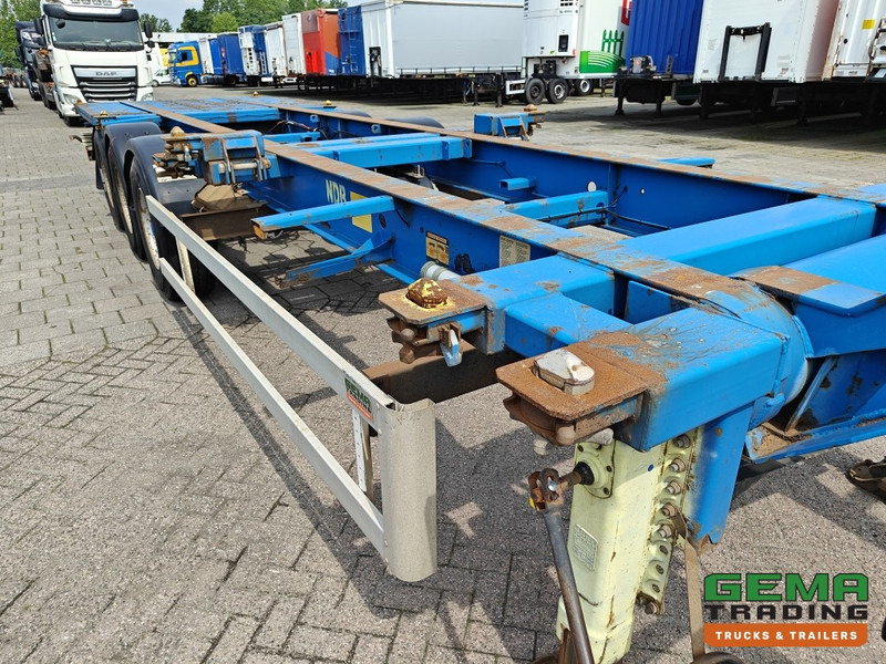 Контейнеровоз/ Сменна каросерия полуремарке Krone SDC 27 3 assen BPW - DrumBrakes - 5340KG - 2x 20FT 1x 30FT 1x40FT - NL kenteken: снимка 9