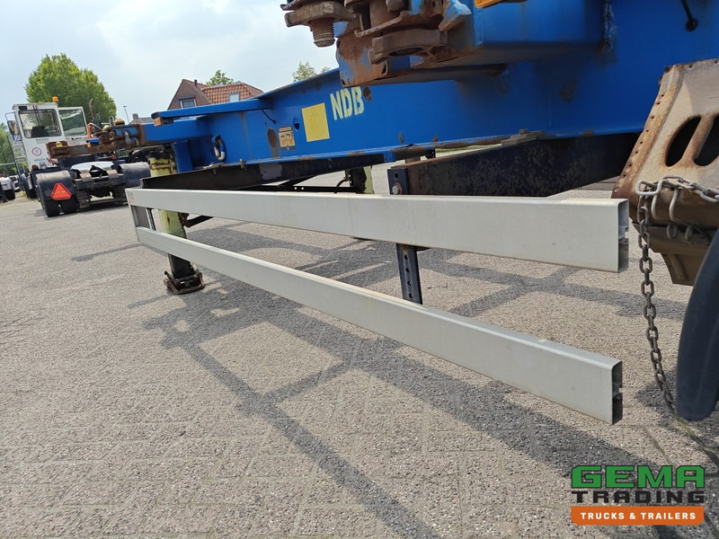 Контейнеровоз/ Сменна каросерия полуремарке Krone SDC 27 3 assen BPW - DrumBrakes - 5340KG - 2x 20FT 1x 30FT 1x40FT - NL kenteken: снимка 12