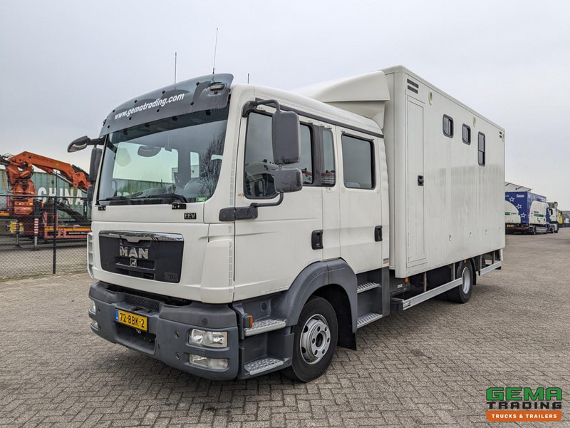 MAN TGL 12.180 4x2 DoKa 7 pers. Euro5 EEV - Paardenwagen 2-Paards - 147.000km! - MARGE - Камион за коне: снимка 3 MAN TGL 12.180 4x2 DoKa 7 pers. Euro5 EEV - Paardenwagen 2-Paards - 147.000km! - MARGE - Камион за коне: снимка 3