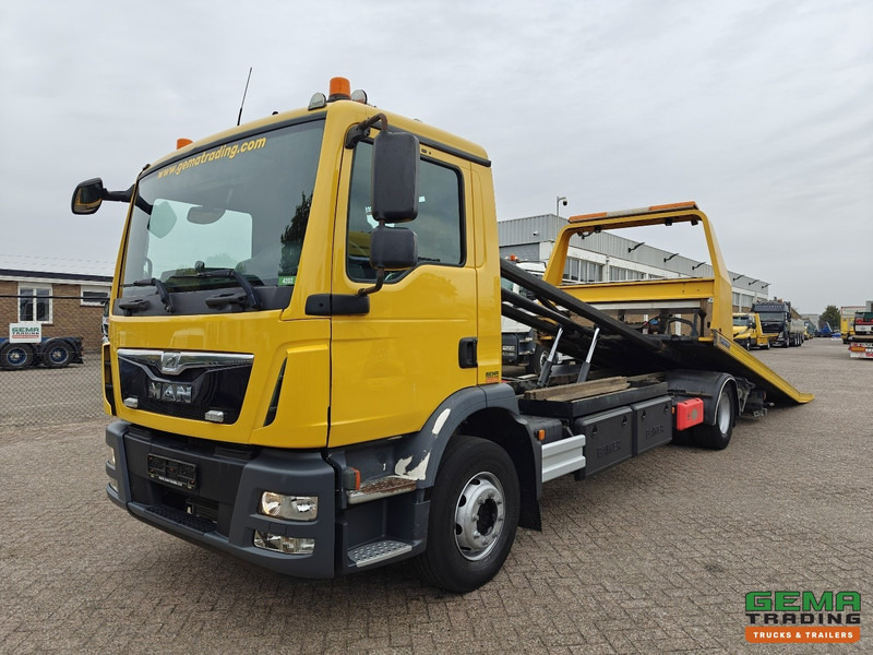 MAN TGM 15.290 4x2 Dagcabine (3 pl) Euro6 - Jige Simplex 6T5 + Lier 3.5T + Bril 3000kg - Камион пътна помощ: снимка 1 MAN TGM 15.290 4x2 Dagcabine (3 pl) Euro6 - Jige Simplex 6T5 + Lier 3.5T + Bril 3000kg - Камион пътна помощ: снимка 1