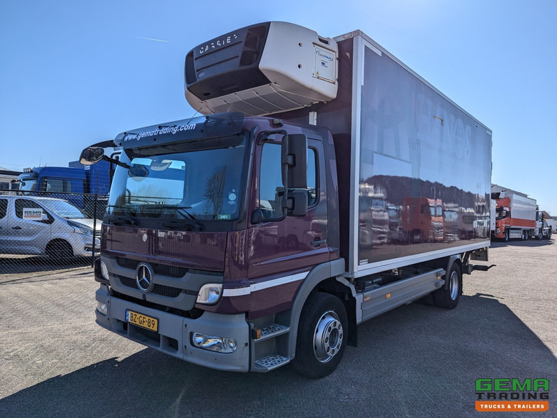Mercedes-Benz ATEGO 1222 L 4x2 Dagcab Euro5 - Koel-Vriesbak 6.3M - Carrier Supra 950MT + Laadklep 2000KG - Zijdeuren - Рефрижератор камион: снимка 1 Mercedes-Benz ATEGO 1222 L 4x2 Dagcab Euro5 - Koel-Vriesbak 6.3M - Carrier Supra 950MT + Laadklep 2000KG - Zijdeuren - Рефрижератор камион: снимка 1