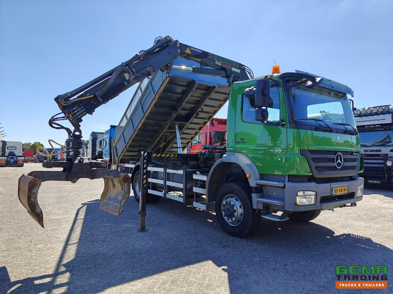 Mercedes-Benz AXOR 1829 AK 4x4 Dagcab Euro5 - Kipper + Terex 105.2 - RadioGrafisch - NaafReductie - Самосвал камион, Камион с кран: снимка 4 Mercedes-Benz AXOR 1829 AK 4x4 Dagcab Euro5 - Kipper + Terex 105.2 - RadioGrafisch - NaafReductie - Самосвал камион, Камион с кран: снимка 4