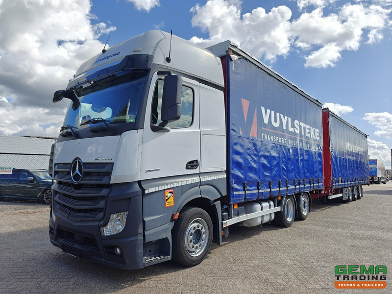 Mercedes-Benz Actros 2645 6x2 Gigaspace Euro6 + 3Axle Trailer - 115m³ VolumeCombi - Dubbele Tanks - Moffet Aansluiting - HH Vloer - SMARTTacho V2 - Камион фургон: снимка 1 Mercedes-Benz Actros 2645 6x2 Gigaspace Euro6 + 3Axle Trailer - 115m³ VolumeCombi - Dubbele Tanks - Moffet Aansluiting - HH Vloer - SMARTTacho V2 - Камион фургон: снимка 1