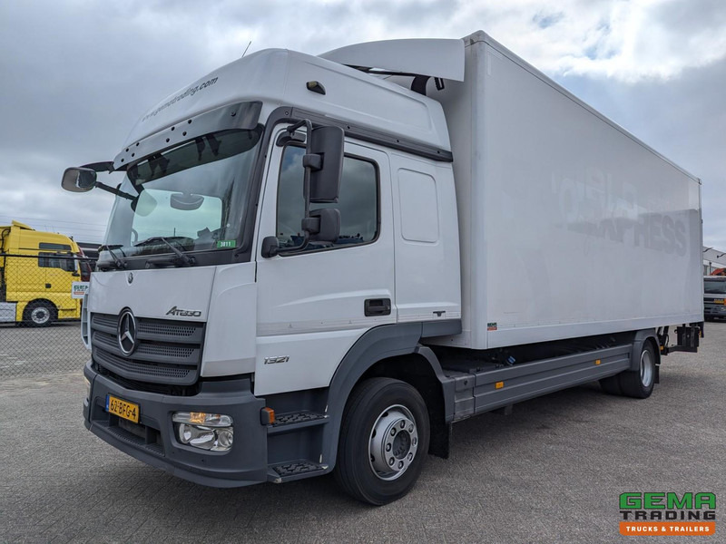 Mercedes-Benz Atego 1321 4x2 Slaapcab Euro6A - Geslotenbak 7.58m + Laadklep 1500kg 10/2025APK - Камион фургон: снимка 1 Mercedes-Benz Atego 1321 4x2 Slaapcab Euro6A - Geslotenbak 7.58m + Laadklep 1500kg 10/2025APK - Камион фургон: снимка 1