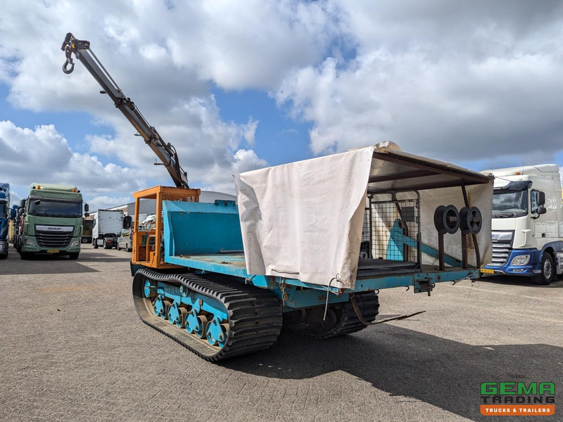 Morooka MST-1100 Rupsdumper / Werktuigdrager - Platte kiepbak + Hiab 026 T3 Kraan - Komatsu 6Cil - Самосвал: снимка 2 Morooka MST-1100 Rupsdumper / Werktuigdrager - Platte kiepbak + Hiab 026 T3 Kraan - Komatsu 6Cil - Самосвал: снимка 2